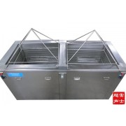雷士五金件双槽式超声波清洗机